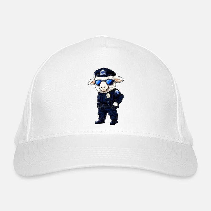 Sheep Policeman Organic Baseball Cap