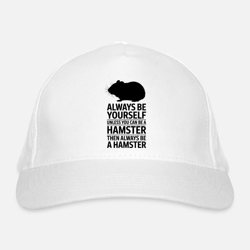 Hamster Sprüche Hamster Lustiges Hamster Geschenk  Bio-Baseballkappe