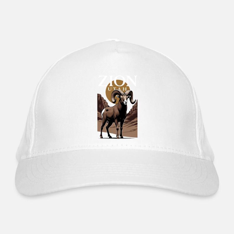 Coucher de soleil Zion Utah Casquette classique bio