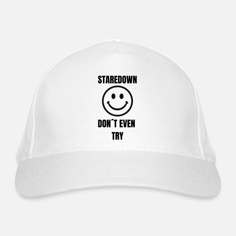 Staredown Smile– Don't Even Try Organic Baseball Cap