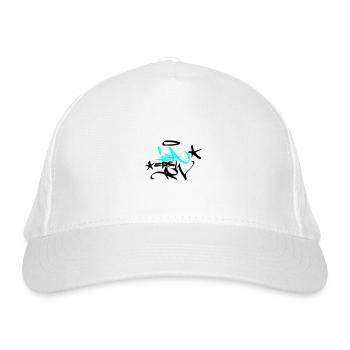 Graffiti Tag JGA Crew Angel 02 2C - Organic Baseball Cap - white - Front