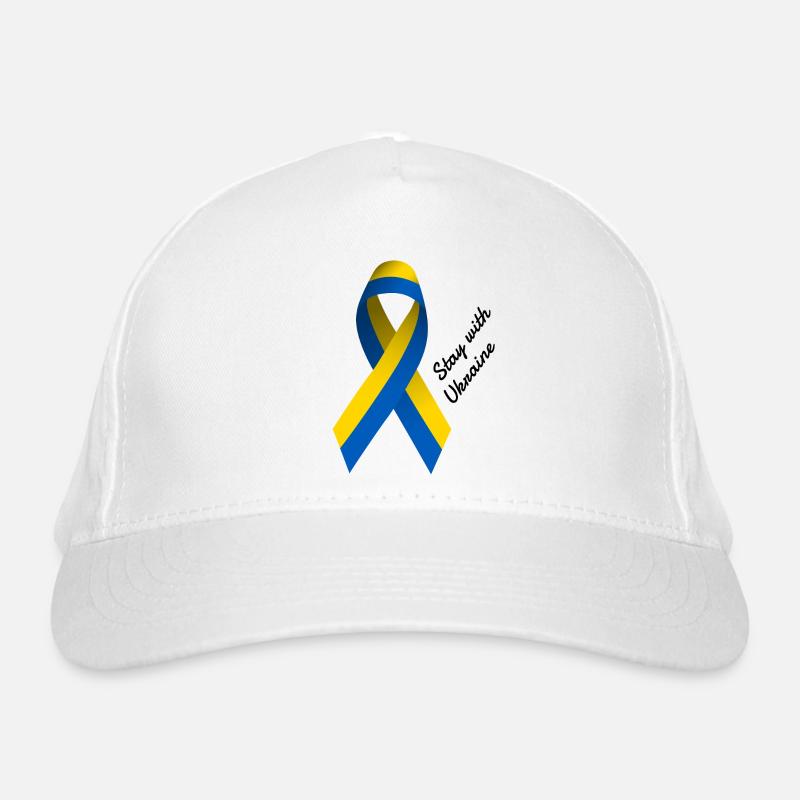 stay with ukraine - Peace loop Organic Baseball Cap