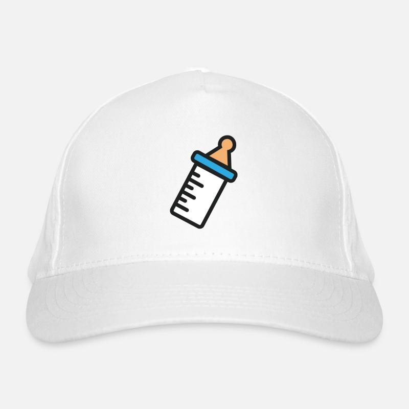 Milk bottle Organic Baseball Cap