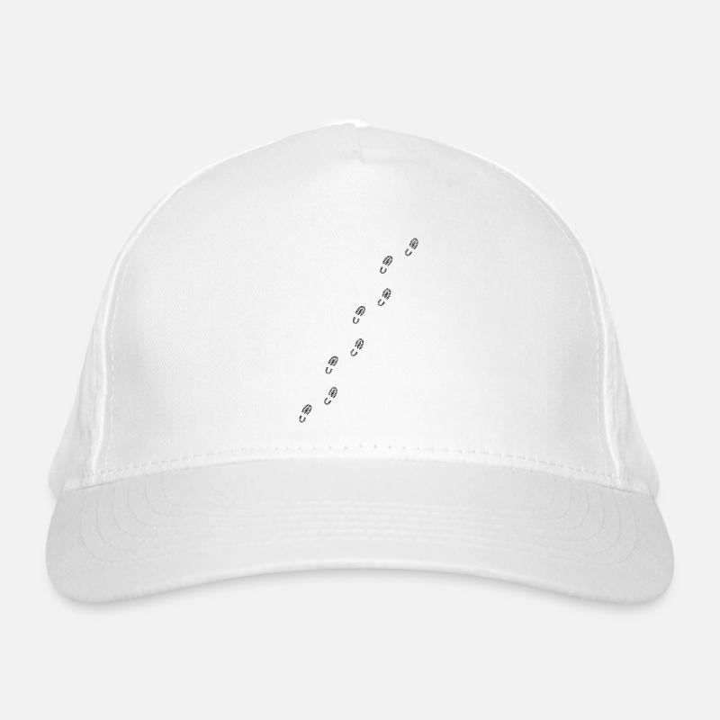 Imprimé chaussure, semelle de chaussure - à travers la chemise Casquette classique bio