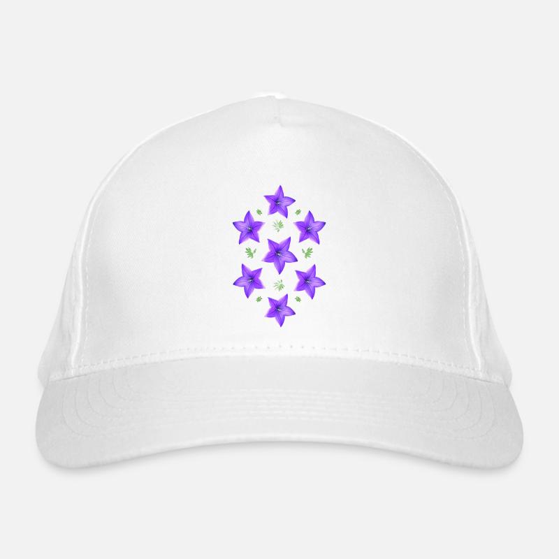 fleur pourpre - campanule Casquette classique bio