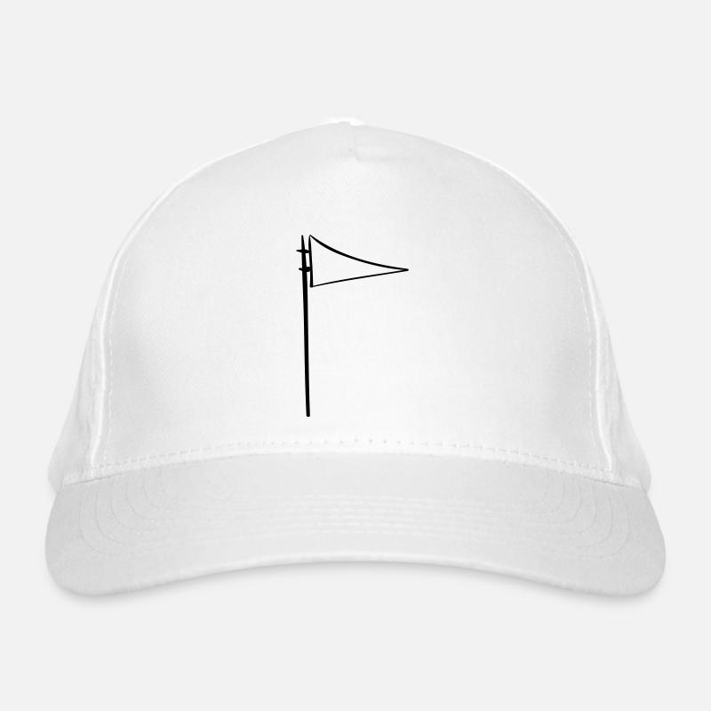 Dessin de drapeaux : illustrations vectorielles simples Casquette classique bio