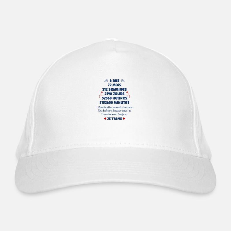 Amour 6 ans Casquette classique bio