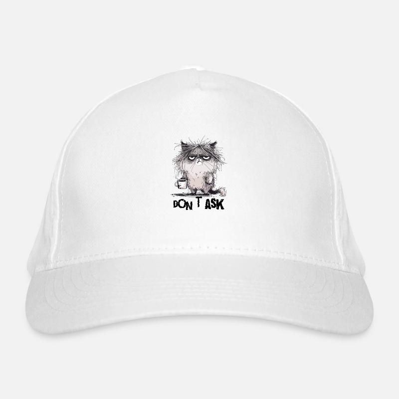 Chat grincheux Casquette classique bio