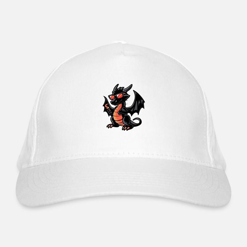 Drache Comic Cool Bio-Baseballkappe