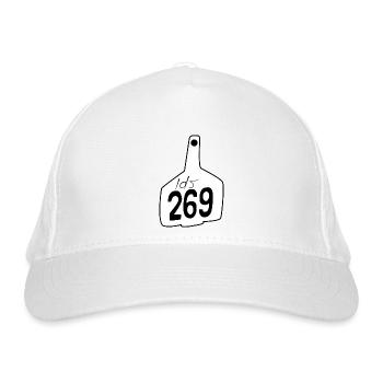 269 Vegan Design - Organic Baseball Cap - white - Front