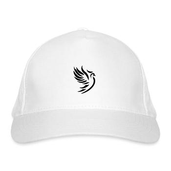 Reborn from the ashes - Organic Baseball Cap - white - Front