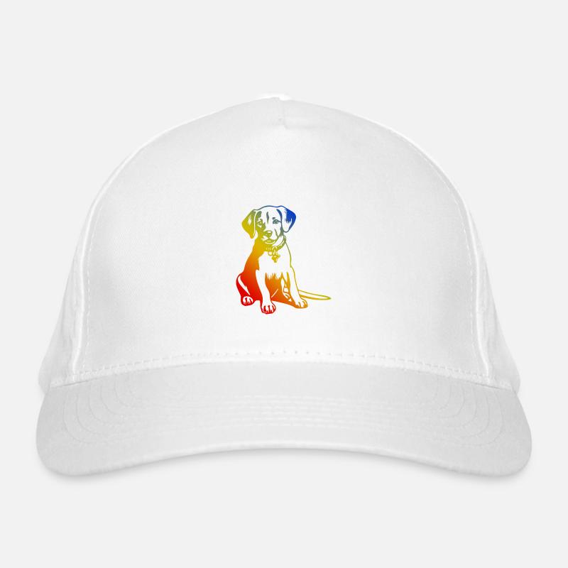 Beagle Dog Colorful Organic Baseball Cap