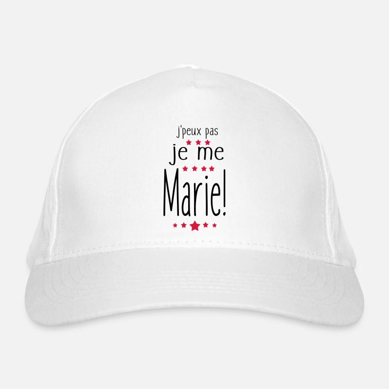 Je Me MARIe,citations,message,mariage Casquette classique bio