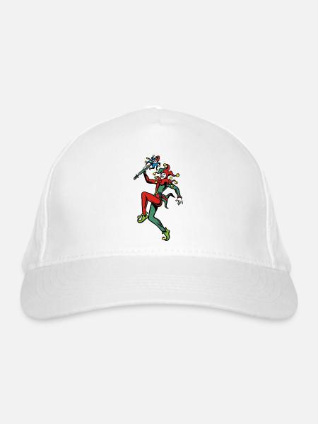 joker - Bio-Baseballkappe - Weiß