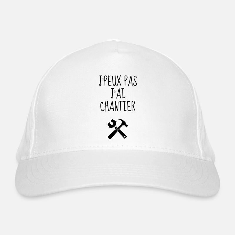 manoeuvre / chantier / bâtiment / ouvrier Casquette classique bio