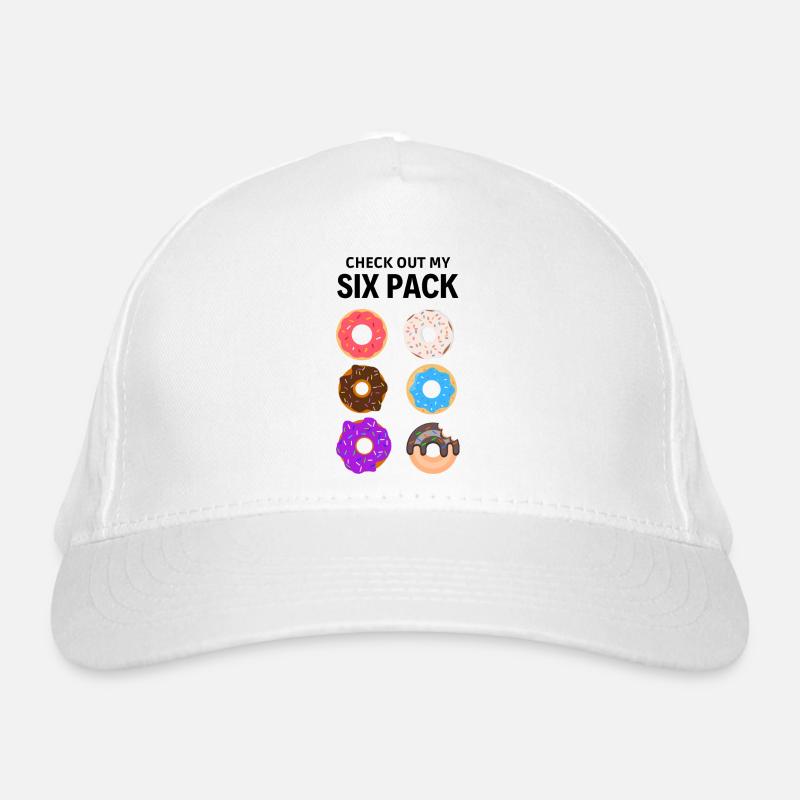 check out my six pack. Six pack donut Organic Baseball Cap