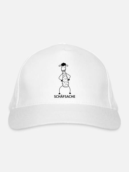 Chef Boss Schaf - Bio-Baseballkappe - Weiß