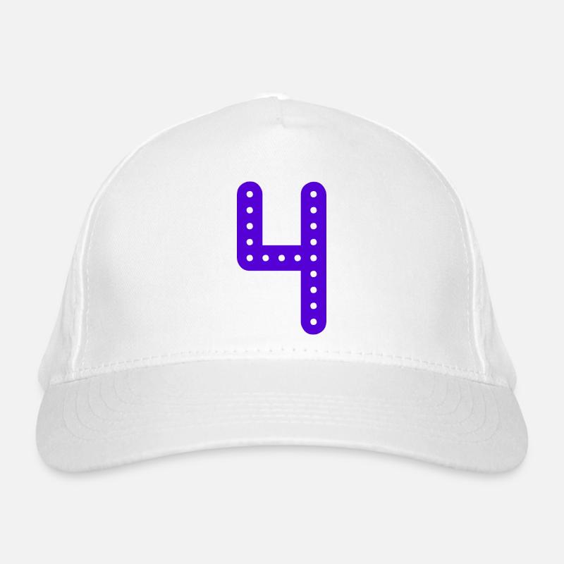 4 ANS. 4e ANNIVERSAIRE. ANNIVERSAIRE 4 ANS. ANNIV Casquette classique bio