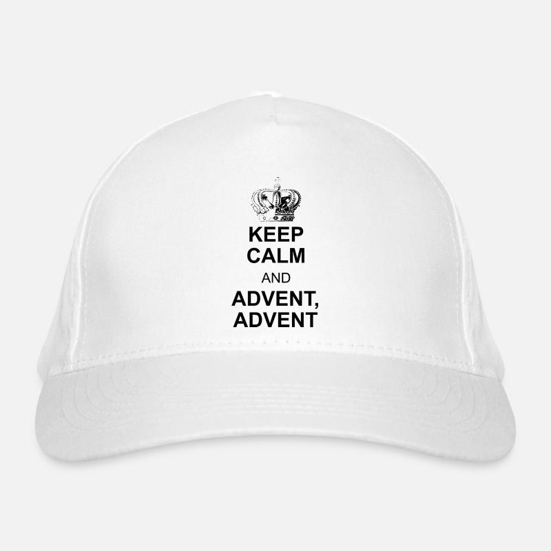Advent Keep Calm Bio-Baseballkappe