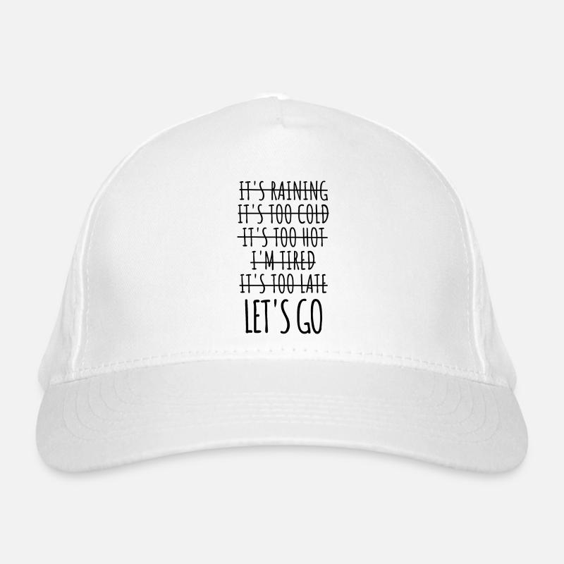 Exercice de motivation No-Excuse Workout-Buddy Casquette classique bio