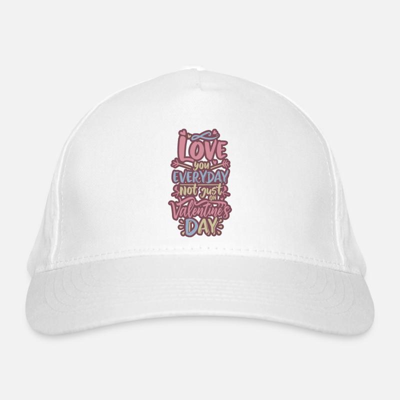 Amour Quotidien Pas Saint-Valentin Casquette classique bio
