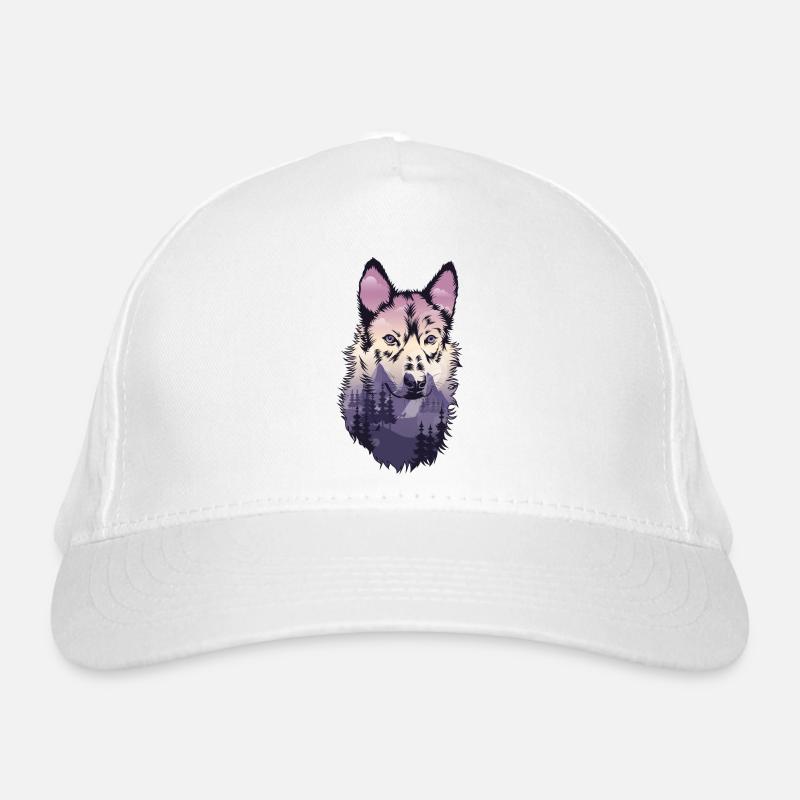 Chien de berger loup Casquette classique bio