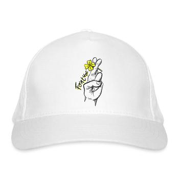 Bonne chance ! - Casquette classique bio - blanc - Devant