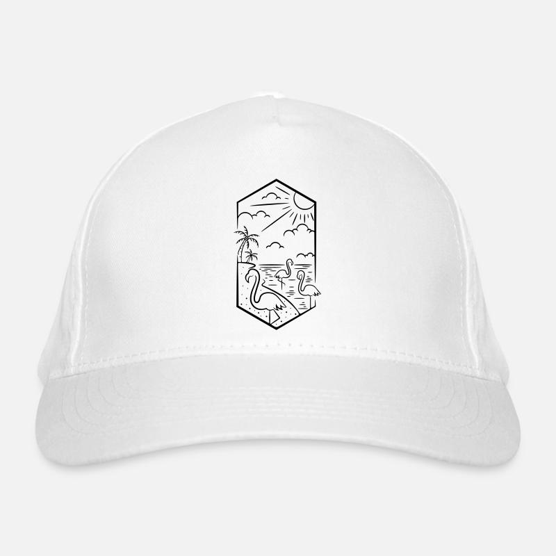 Flamants roses Casquette classique bio