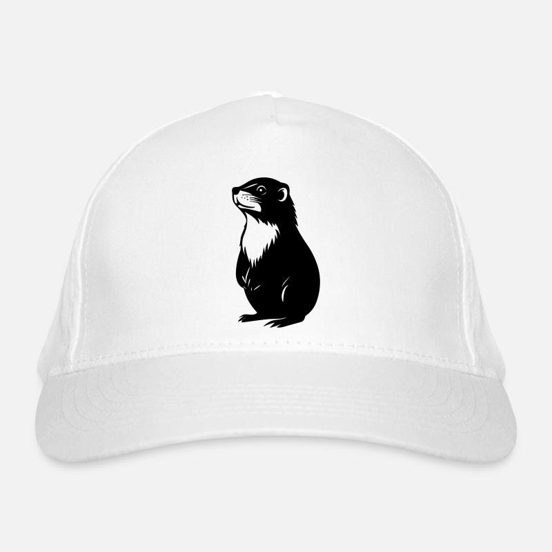 Murmeltier Bio-Baseballkappe