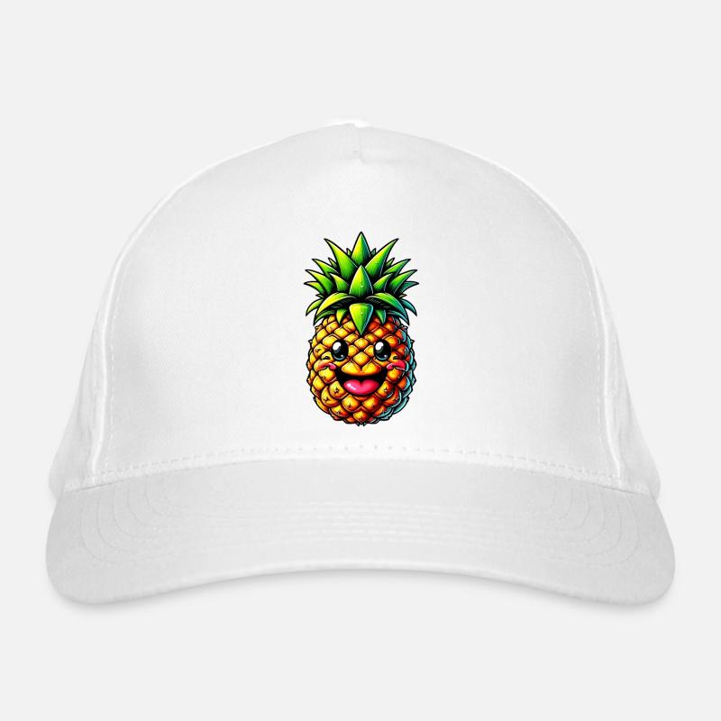 Ananas Bio-Baseballkappe