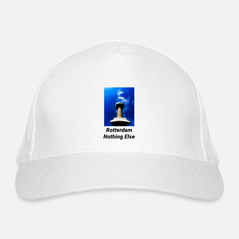 Rotterdam View Satellite Tower Design Organic Baseball Cap
