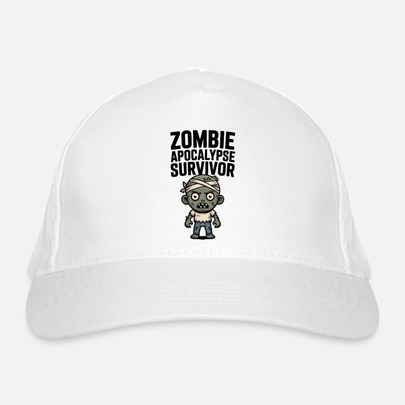 Survivant de l’apocalypse zombie Casquette classique bio