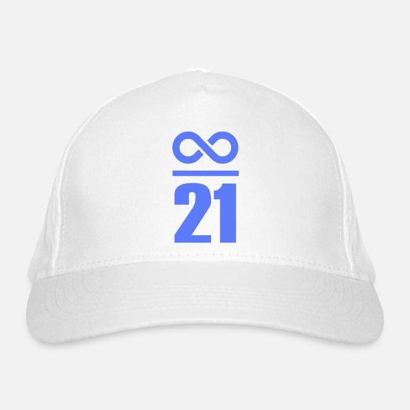 Infinite by 21 million Bitcoin Infinity Organic Baseball Cap