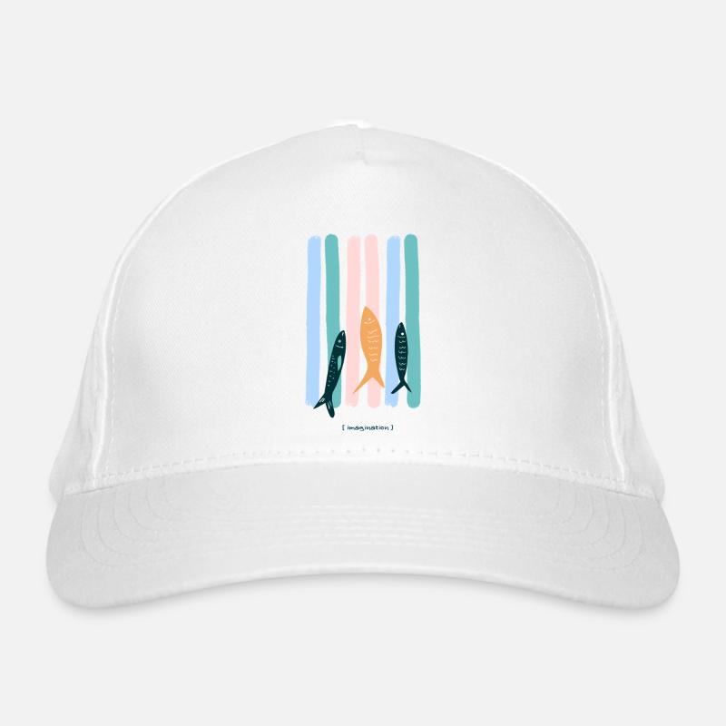 Sardine Strips Organic Baseball Cap