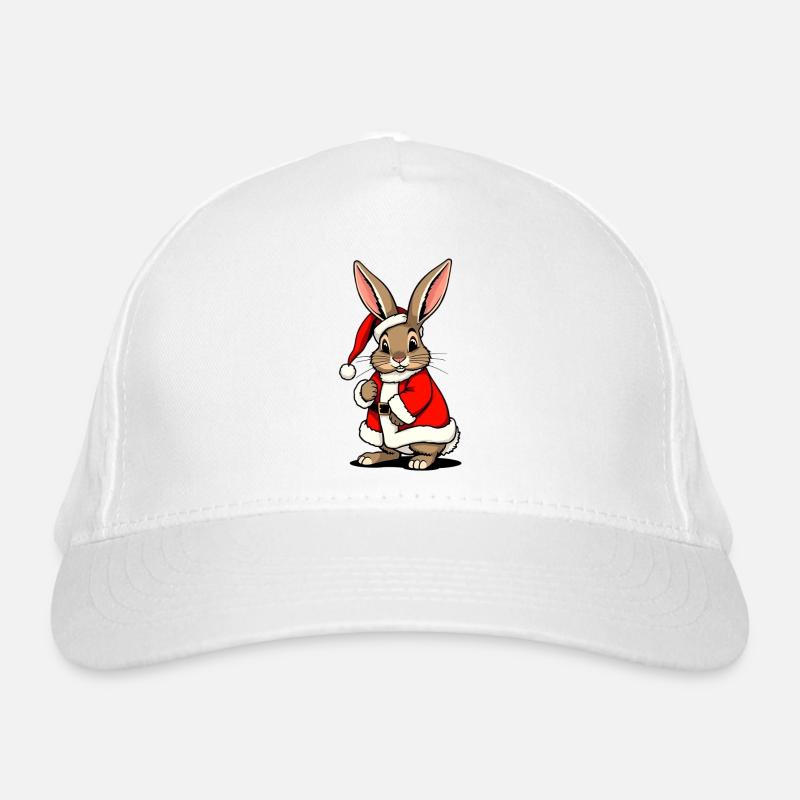 Lapin comme Père Noël à Noël Casquette classique bio