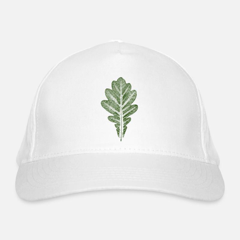 Blatt Eiche - Eichenblatt / Natur & Wald Design Bio-Baseballkappe