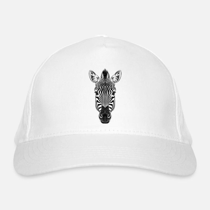 Zebra Organic Baseball Cap