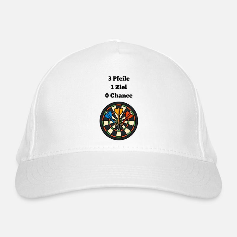 Conception de la cible de fléchettes en cible Casquette classique bio
