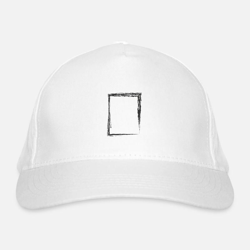 Square Geometry Frame Organic Baseball Cap