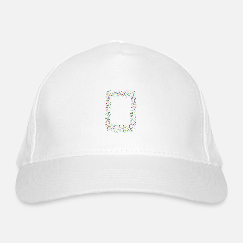 Konfetti Konfettirahmen Bio-Baseballkappe