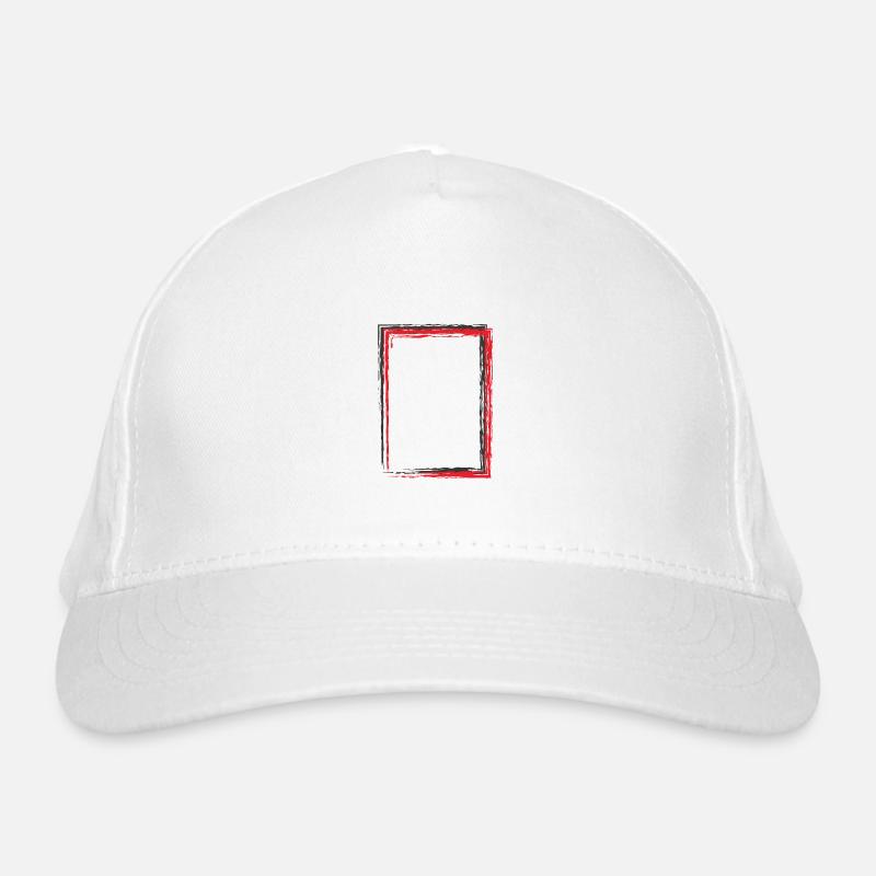 Rahmen Viereck Bio-Baseballkappe