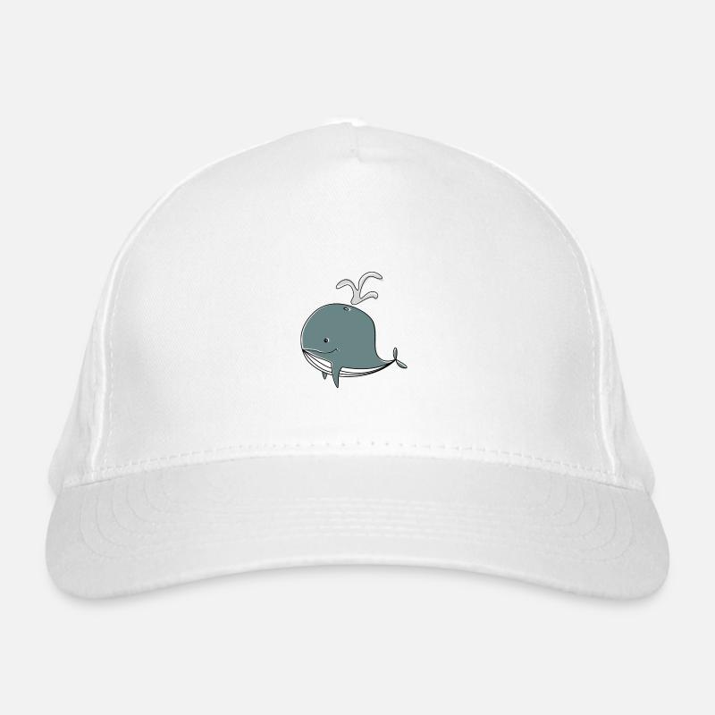Whale. Organic Baseball Cap