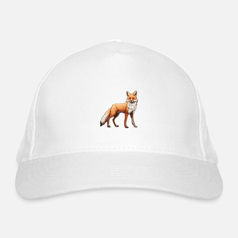 Fuchs Tier Bio-Baseballkappe