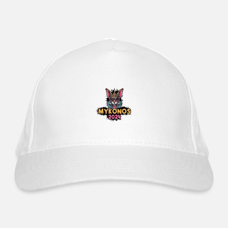 Mykonos 2024 Hase Bio-Baseballkappe