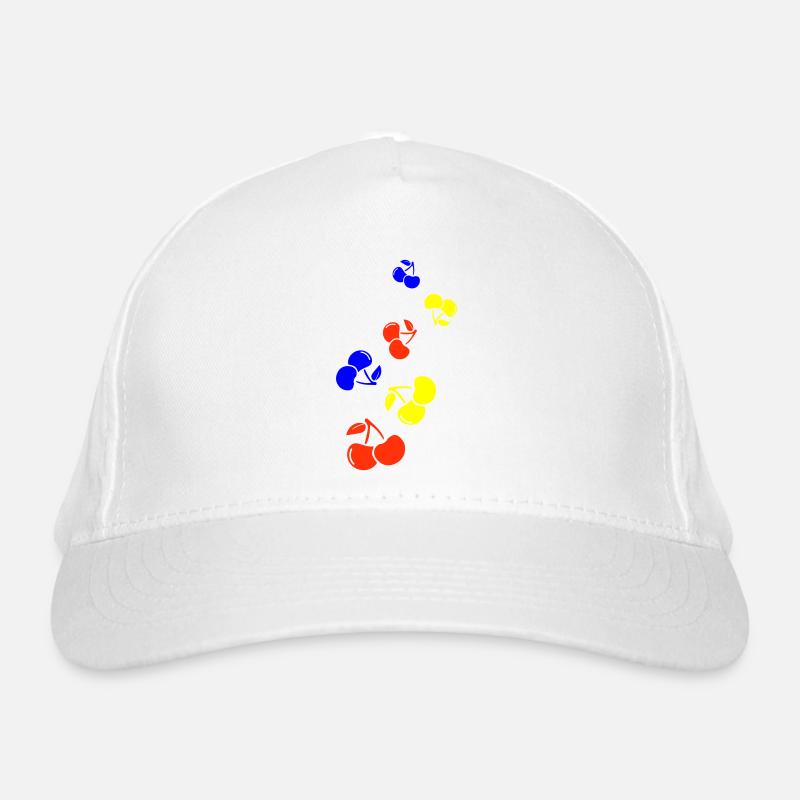 Kirschen obst Bio-Baseballkappe