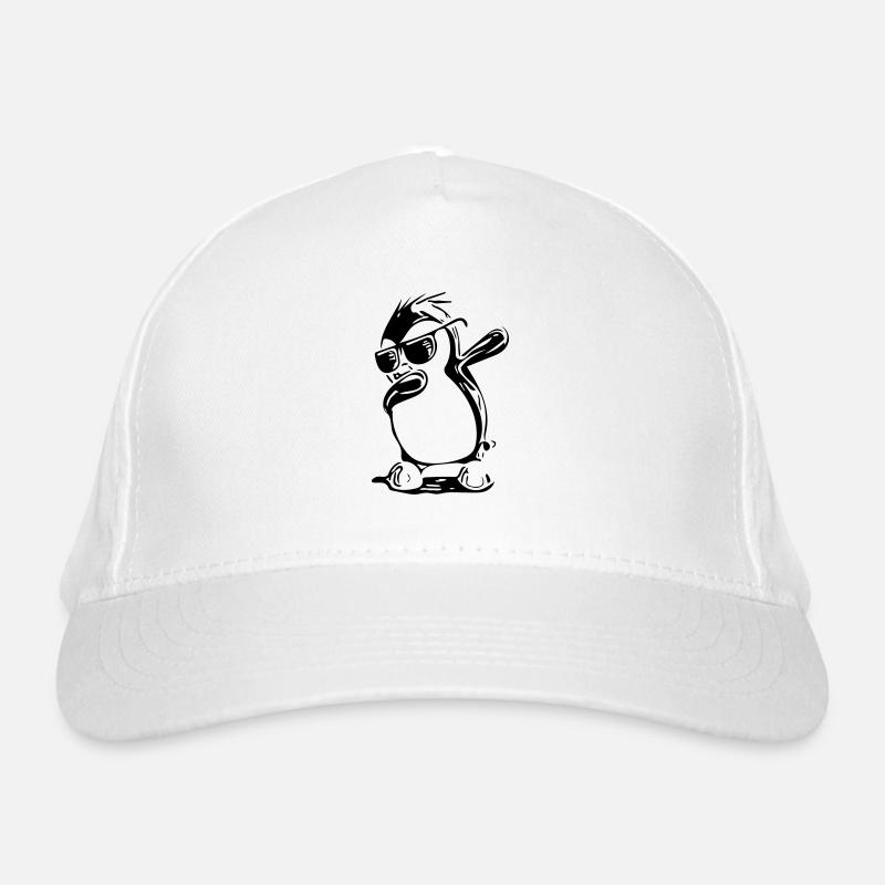 Cute Dabbing Penguin Organic Baseball Cap
