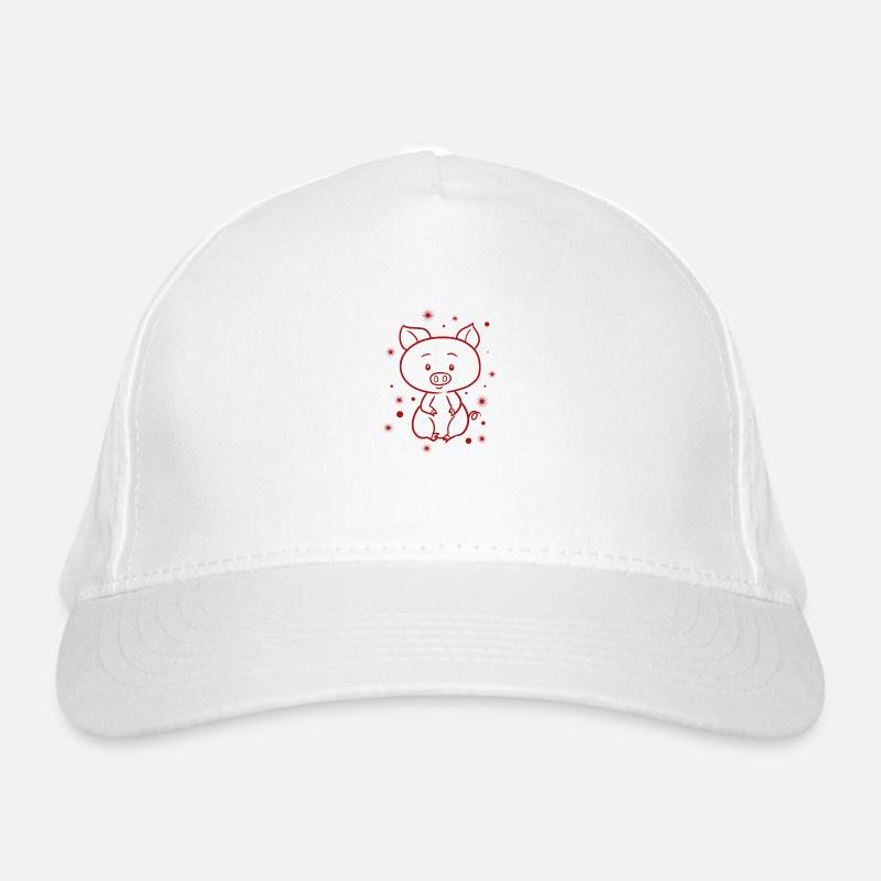 Cochon Casquette classique bio