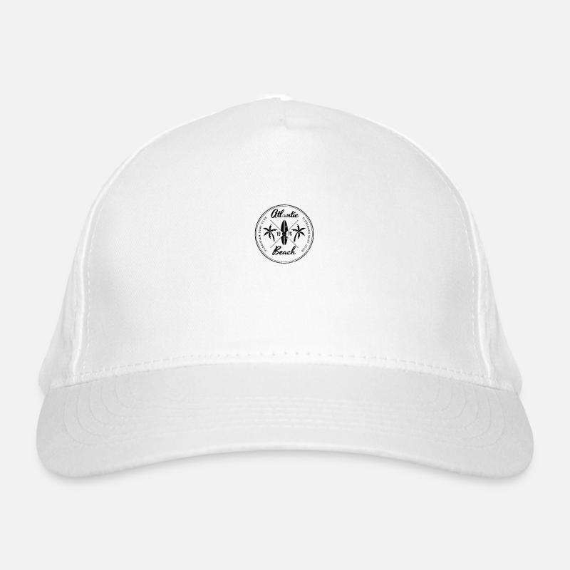 Rétro Atlantic Beach Florida Beach Surfing Fan Casquette classique bio