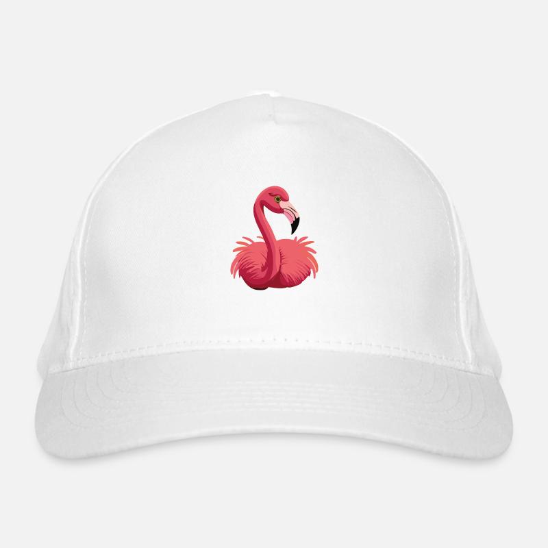 flamingo Organic Baseball Cap