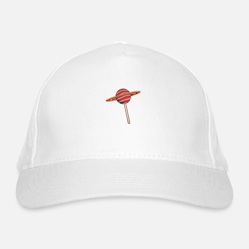 Saturn Planet Lollipop Organic Baseball Cap